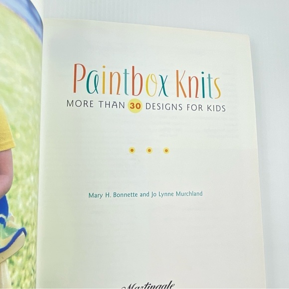 Paintbox Knits Book: More Than 30 Designs for Kids Clothing Pattern Softcover - Picture 6 of 9